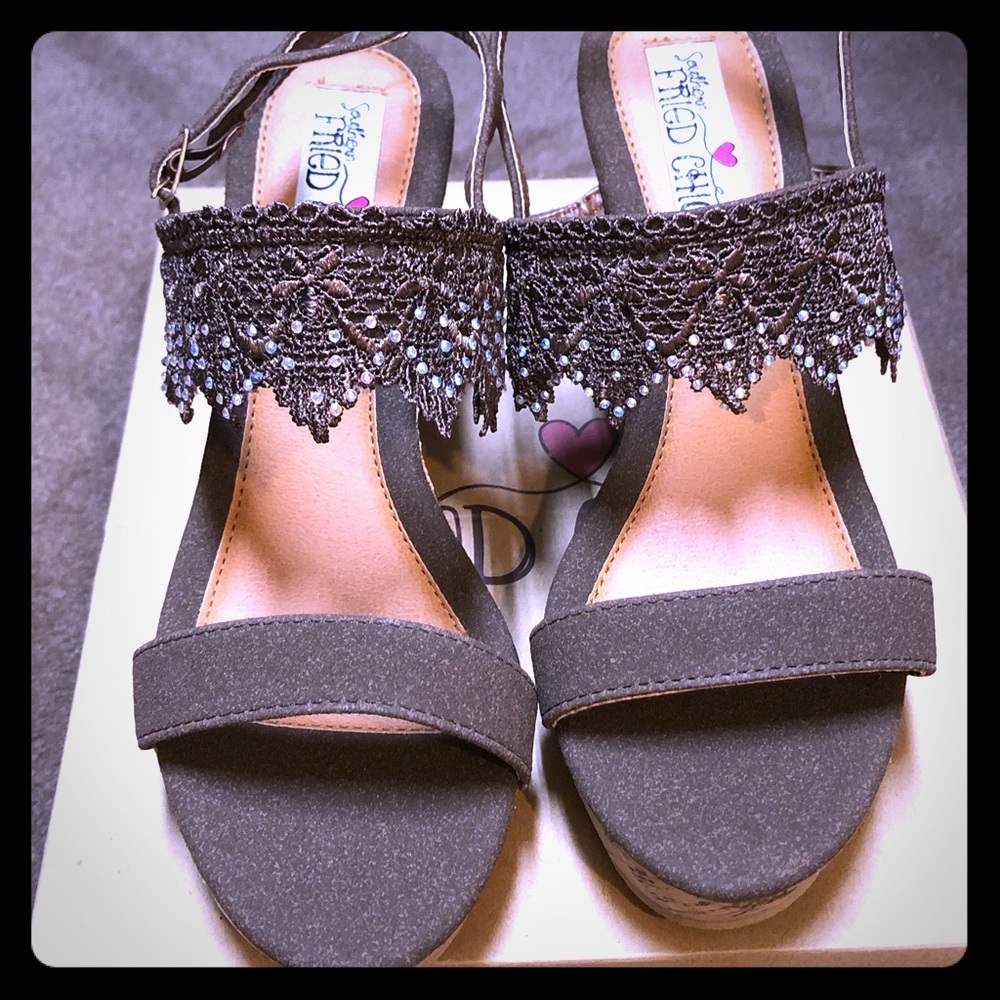 Southern Fried Chics wedges